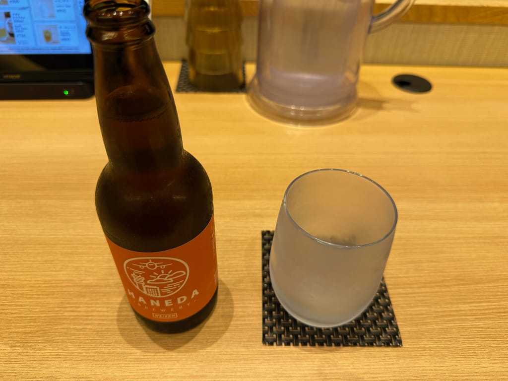 泉天空の湯 羽田空港でサウナ後に飲んだクラフトビール